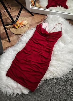 Вишнева сукня oh polly