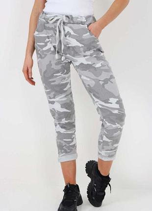 Джогери з камуфляжним принтом
