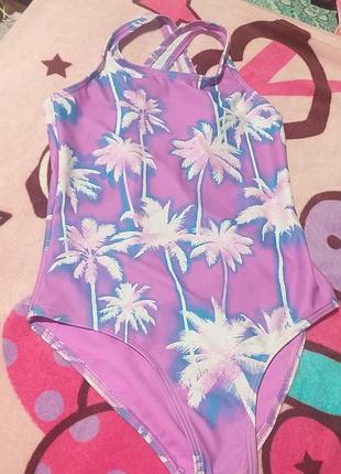 Купальник пальми 9-10р