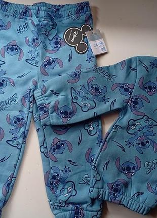 Модный теплый детский костюм stitch из трикотажа с наброском disney