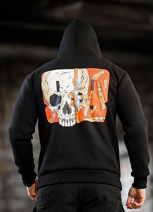 Милитари худи на флисе genesis gun п8222(23 - 01)