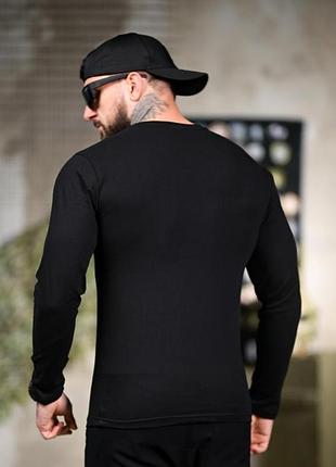 Лонгслив “тризуб” black edition вт7115(k3 2 - 01) 2