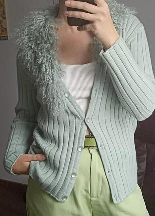 Кофта с мехом