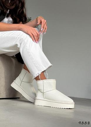 Удобные классические кожаные женские угги