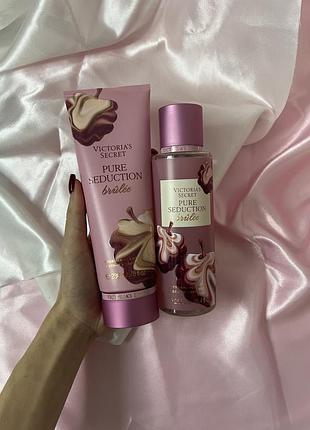 Парфумований лосьйон та спрей  pure seduction brulee victoria’s secret лосьйон та спрей для тіла вікторія сікрет оригінал