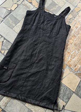 Сукня сарафан 100% льон bellissima. карго.