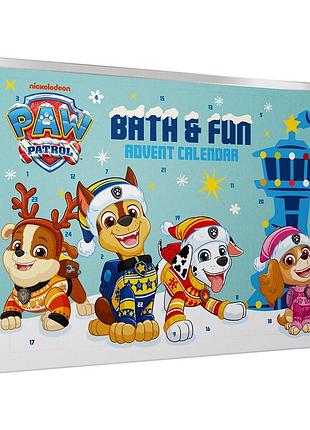Різдвяний адвент-календар щенячий патруль bath & fun від paw patrol