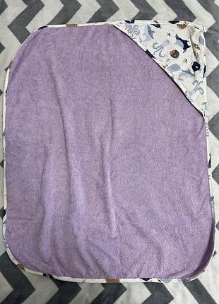 Рушник дитячий з куточком капюшоном 94х76