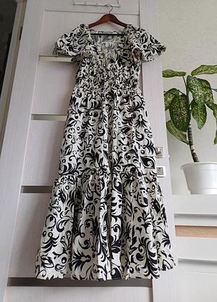 Платье хлопковое 46 на 125 см