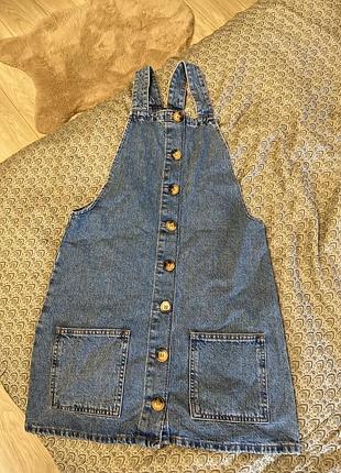 Сарафан  женский джинсовый стильный классный практичный