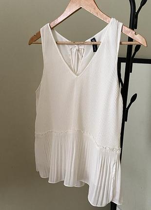 Біла блуза zara