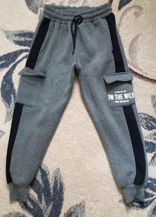 Штаны трехнитка на флисе