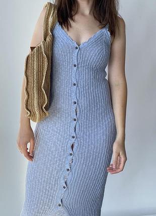 Вязаный сарафан mango
