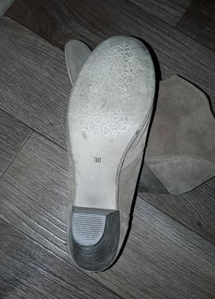Замшеві черевики пісочний hot ice5 фото