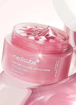 Капсульний крем з колагеном pdrn та ніацинамідом medicube pdrn pink collagen capsule cream 55g