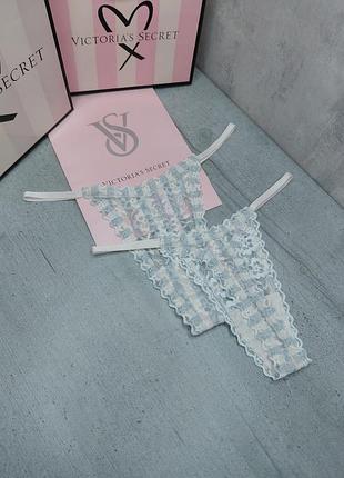 Трусики-стринги из кружева. the lacie. victoria's secret. оригинал 🇺🇸