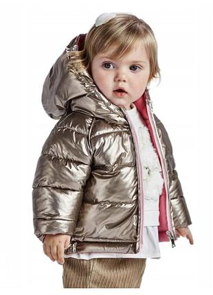 Нова з бірками двостороння куртка для дівчинки mayoral (2441) на 18 міс