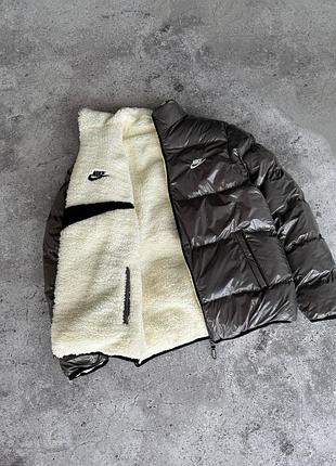 Чоловіча тепла зимова двостороння куртка nike