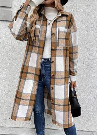 Рубашка,кардиган в клетку