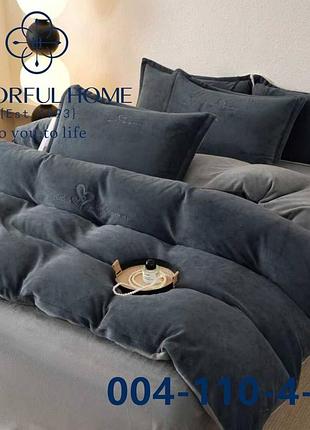 Постільна білизна велюр євро