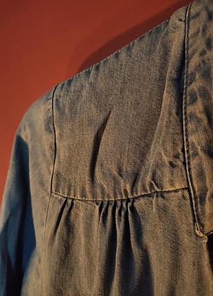 Джинсовое платье голубое 3