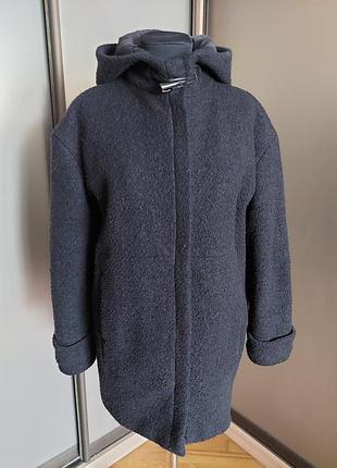 Полупальто с капюшоном, на молнии