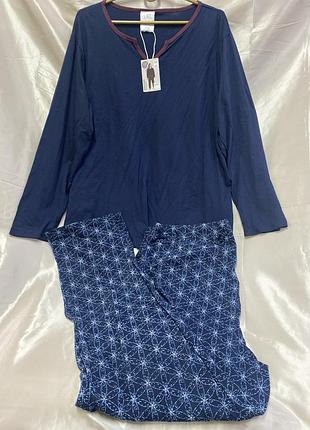 Жіноча бавовняна піжама, європейський розмір 48-50