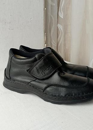 Кожаные оригинальные полуботинки немецкого брэнда rieker , еврозима