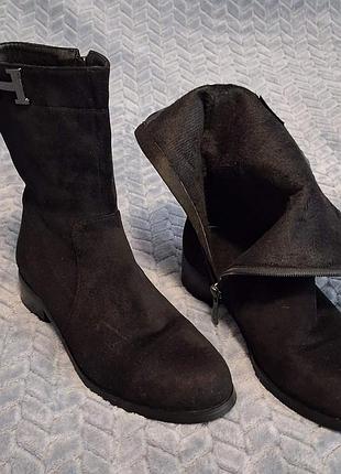 Полусапоги замшеві демі