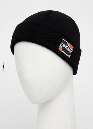 Чорна вовняна шапка hugo boss x vertere berlin жіноча