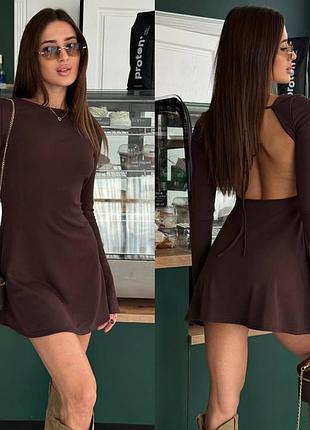 Платье мини стильное