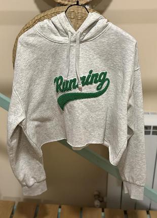 Коротке худі кофта утеплене