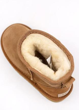 Детские угги ugg kids classic mini brown2 фото