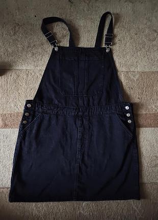 Сарафан джинсовый, большой размер