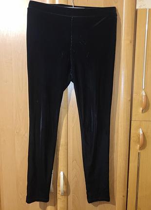 Велюровые женские лосины от m&amp;s p 14