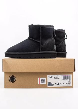 Детские угги ugg kids classic mini black