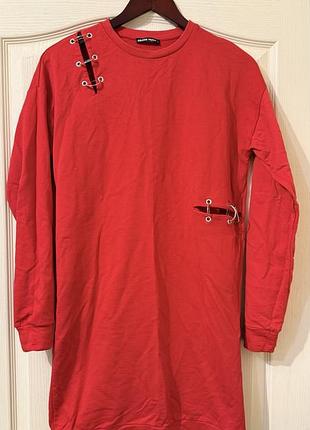 Подовжена сукня товстовка