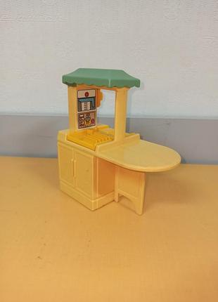Винтажная кухня для кукольного домика little tikes playhouse, прочная