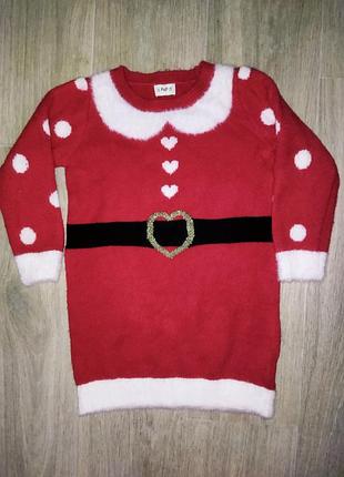 Новогоднее платье туника