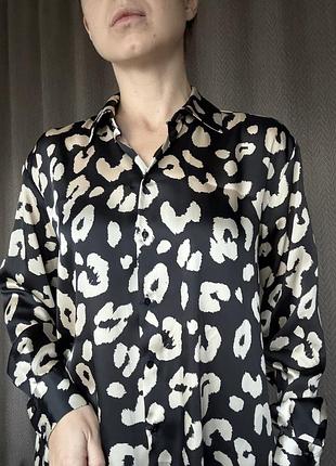 Блуза принтована zara