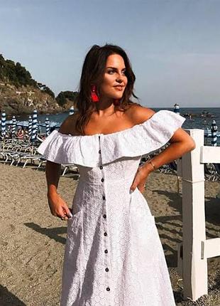 Женский сарафан из прошвы