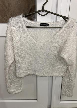 Светр білий жіночий 3