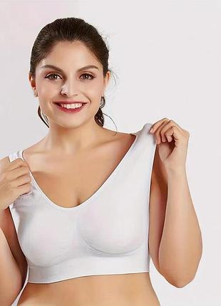 Новый бесшовный бюстгалтер-топ 85-105 с-э