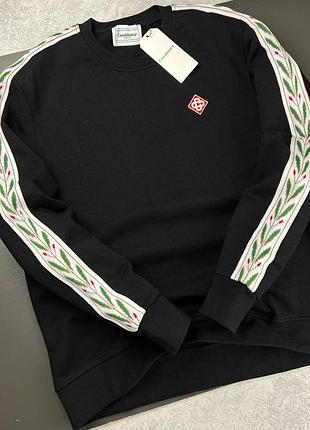 Світшот чоловічий чорний осінній весняний літній