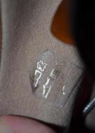 Шикарные кожаные лаковые мягкие удобные ботинки стелька 25 см10 фото