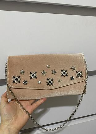 Клатч бархатний