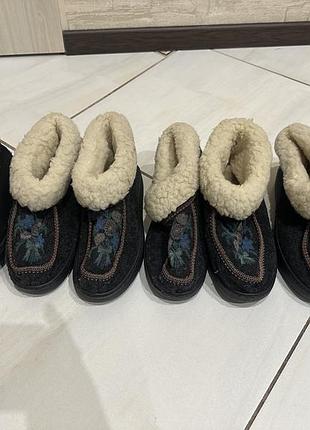 Теплі зимові капці з хутром