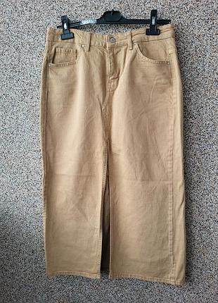 Юбка юбка миди женская с распоркой посередине