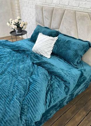 Плюшева постіль євро