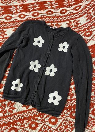 Темно-сірий кардиган сведр свитер ґудзики на 128-134рр